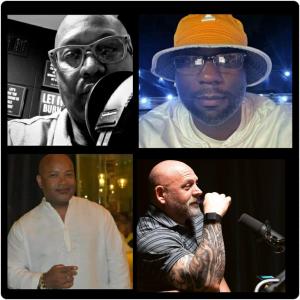 The hosts of the Sipp-N-Chatt Podcast! Damien Vinson, Randy Stargin Jr., and C. D. Hampton