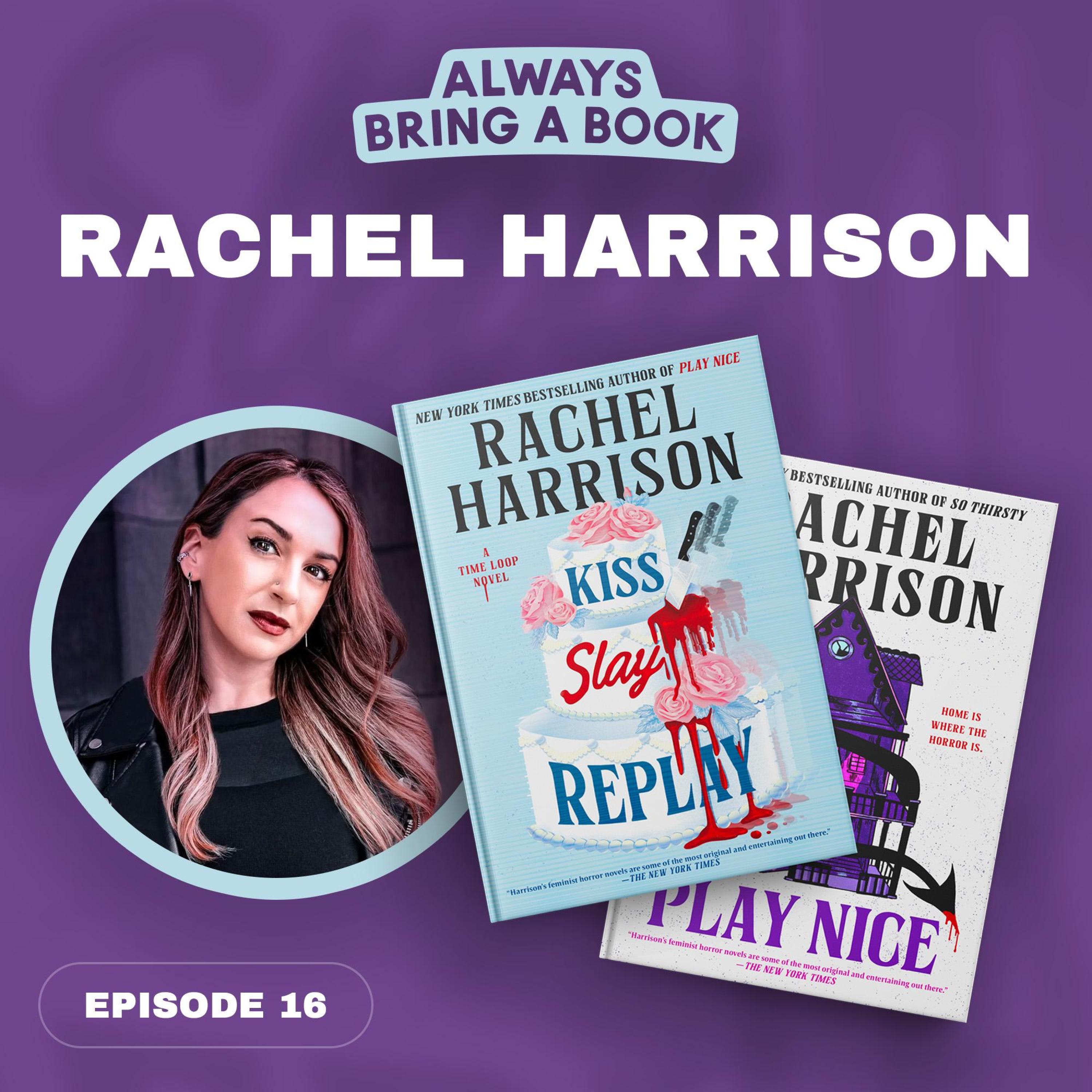 Rachel Harrison on her new novel Kiss Slay Replay, time loops, and the horror community episode artwork