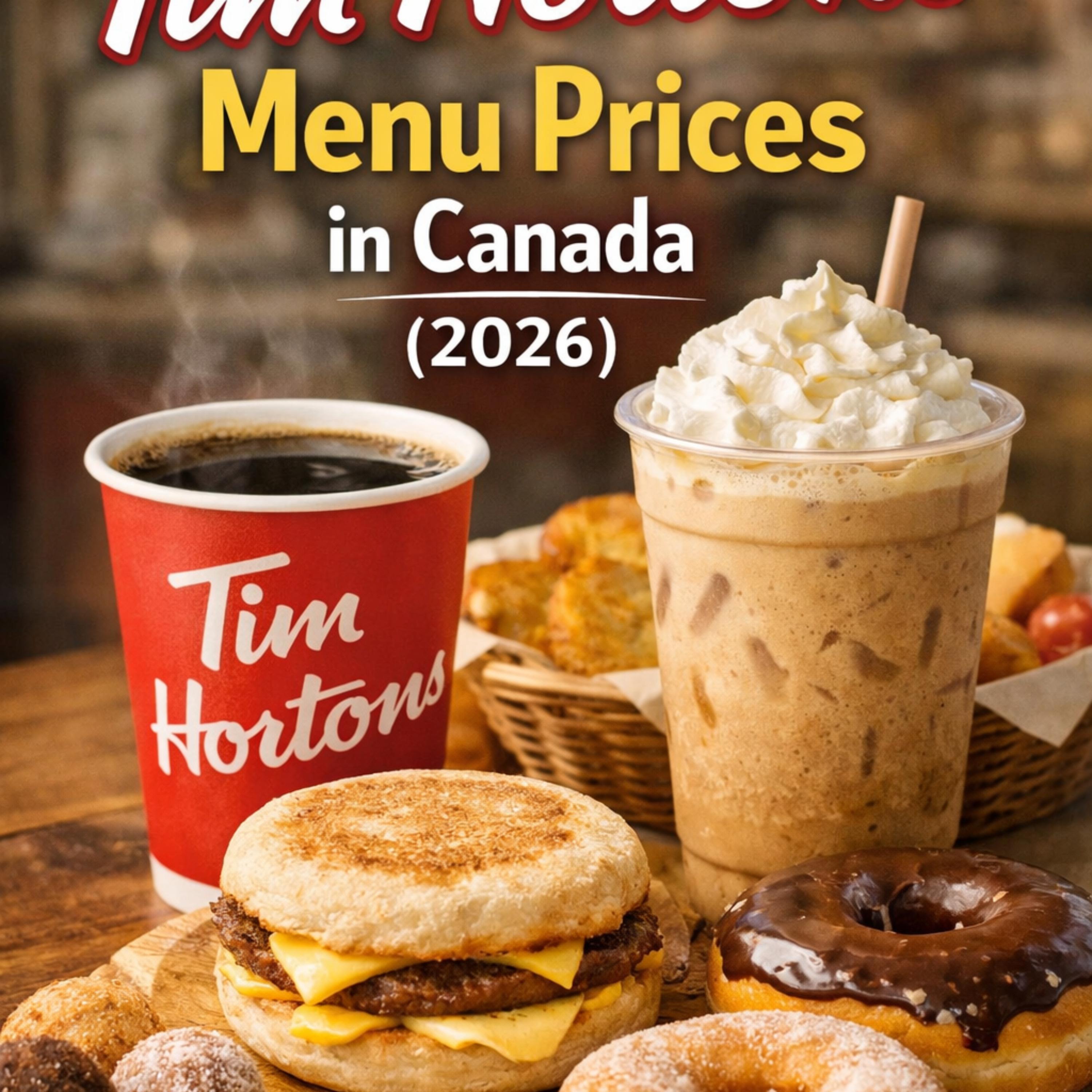 Tim Hortons Menu Canada cover art
