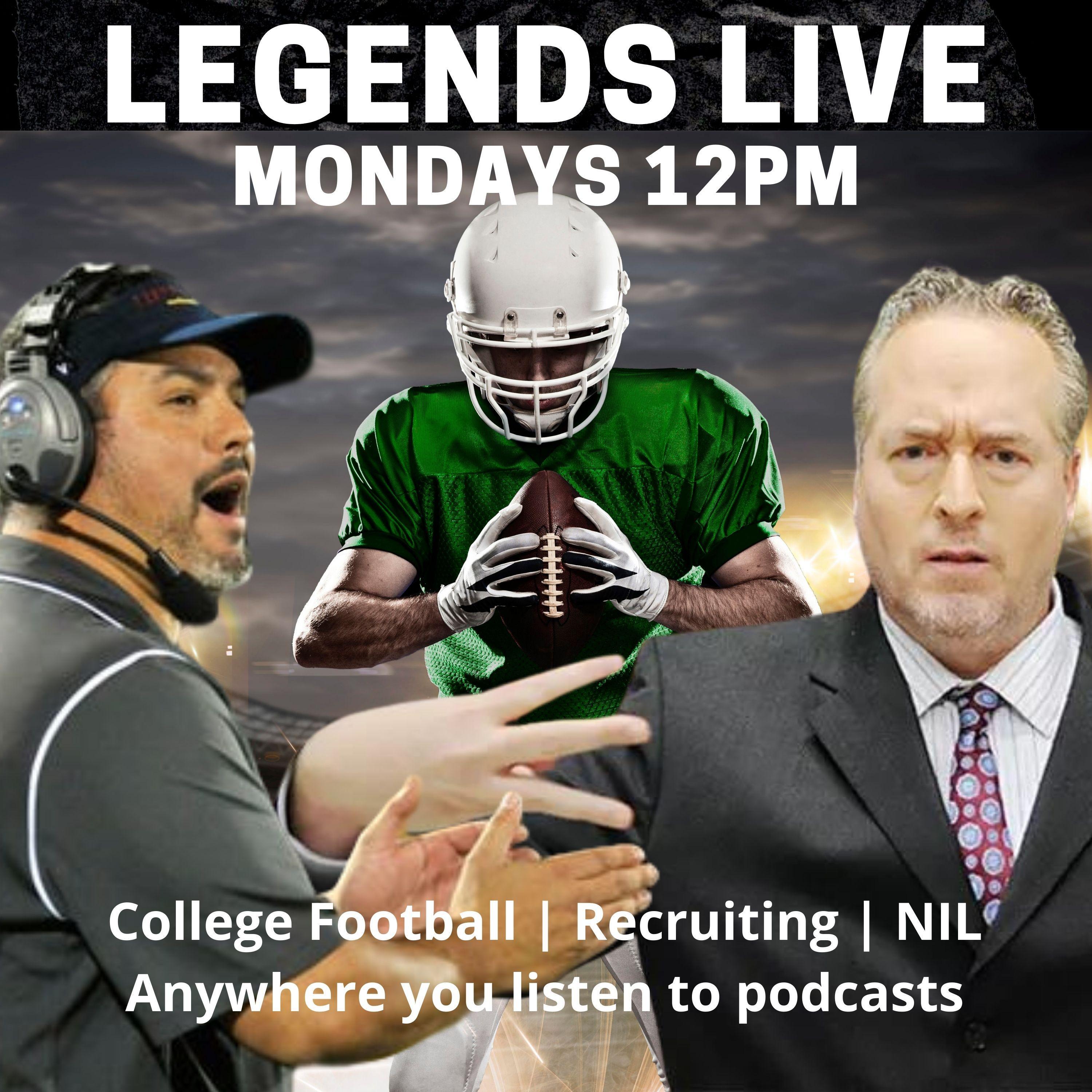 Legends Live! College Football & Recruting Talk With Coach Schuman and Mike Farrell